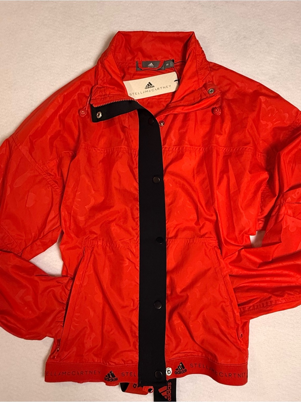 Adidas by Stella McCartney Run Wind Jacket Women’s S Core Red NWT CZ4